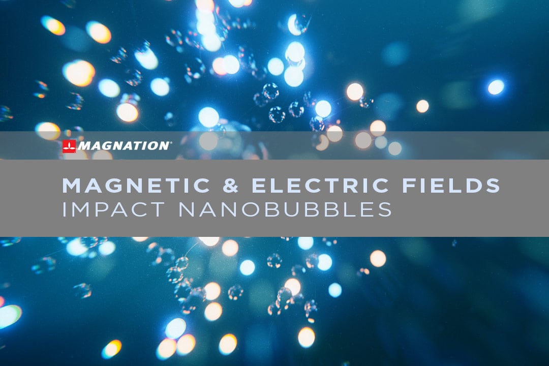 Magnetic & Electric Fields Impact Nanobubbles 